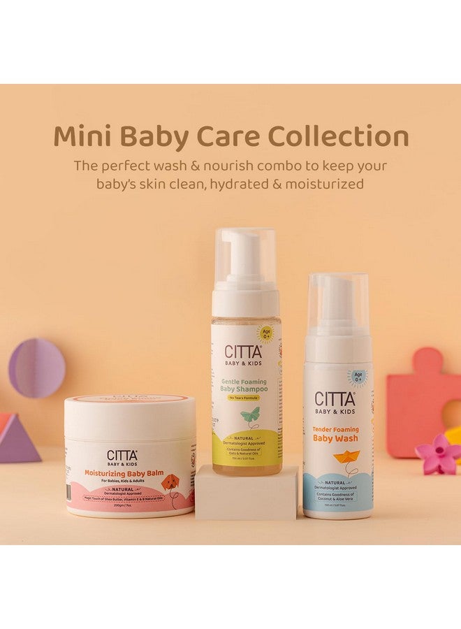 سيتا شامبو رغوي للأطفال، غسول جسم للأطفال وبلسم مرطب للأطفال عبوة من 3 عبوات 150 مل 150 مل و200 جم | خالية من المواد الكيميائية الضارة | معتمدة من أطباء الجلدية - Image 3