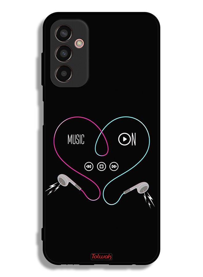 Tolwak Samsung Galaxy M13 Protective Case Cover Music On - Image 2