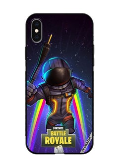 Protective Case Cover For Apple iPhone XS Max Fortnite Space Bomber Design Multicolour