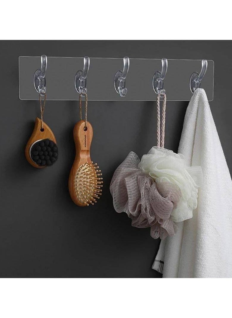 Flexible 6-Hook Clear Hanger  - Image 2