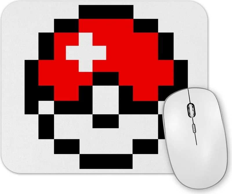 Baskı Dükkanı Print Shop Pokeball Pokemon Go Pikachu Mouse Pad