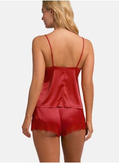 Dorina Lace Hem Pyjama Shorts  - Image 2