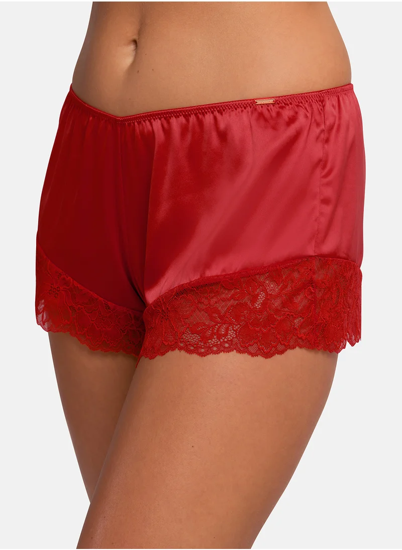 دورينا Lace Hem Pyjama Shorts