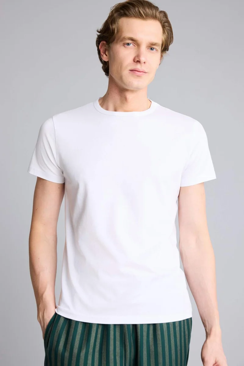DeFacto Slim Fit Short Sleeve Knitted Tops