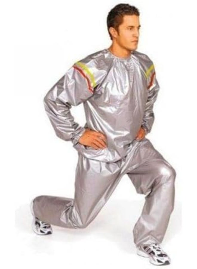 Sauna Sweat Suit Weight Loss Gym Fitness Exercise Suit Workout for Men and Women- Loose - Image 2