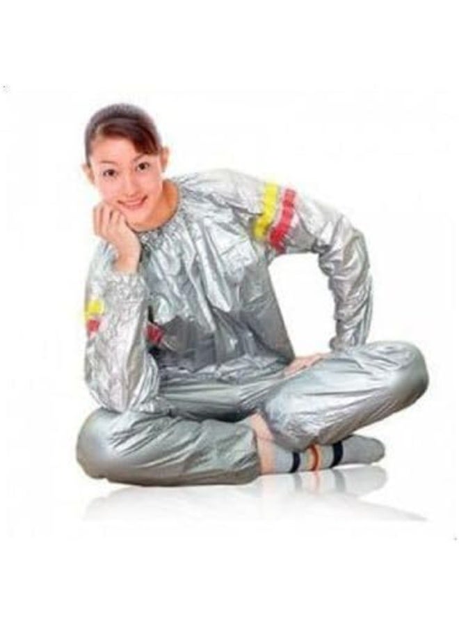 Sauna Sweat Suit Weight Loss Gym Fitness Exercise Suit Workout for Men and Women- Loose - Image 1