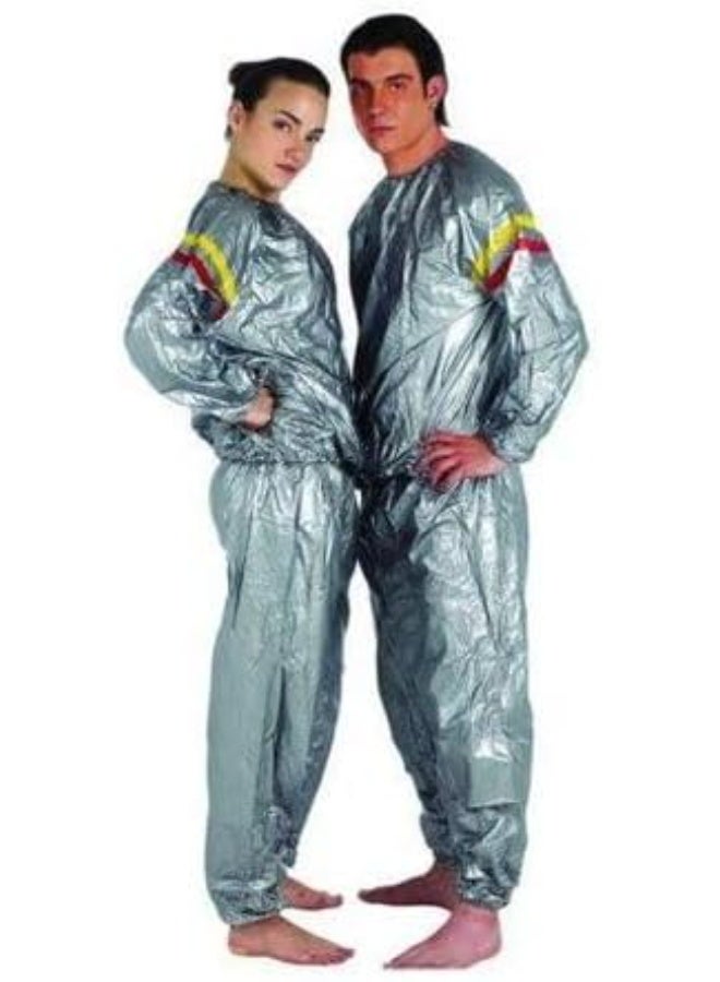 Sauna Sweat Suit Weight Loss Gym Fitness Exercise Suit Workout for Men and Women- Loose - Image 3