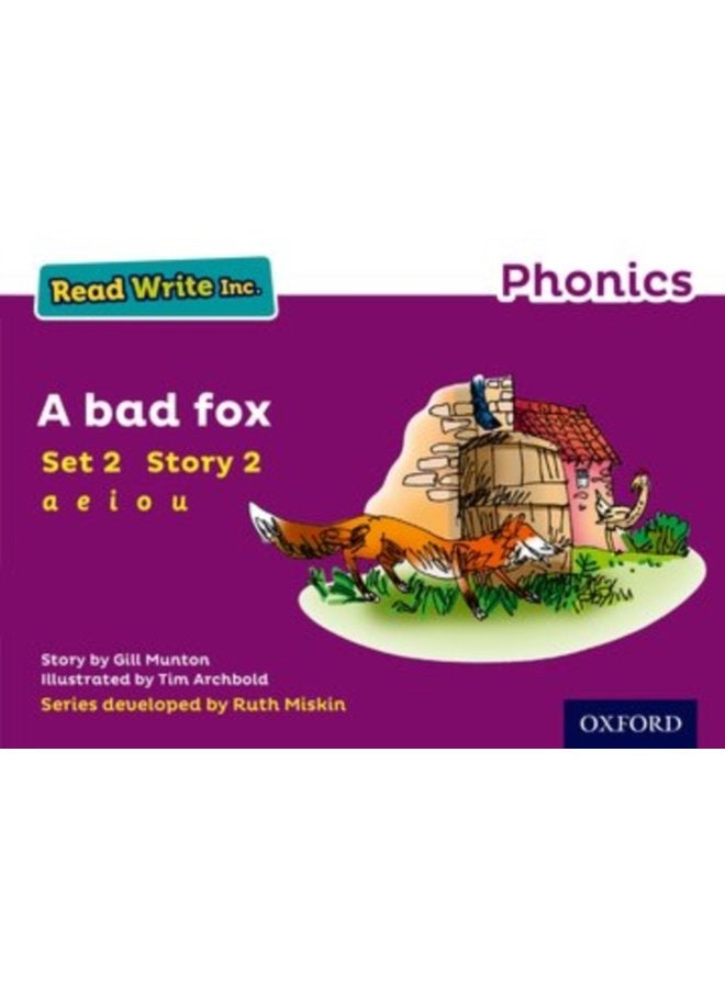 Read Write Inc Phonics A Bad Fox Purple Set 2 Storybook 2 - Paperback