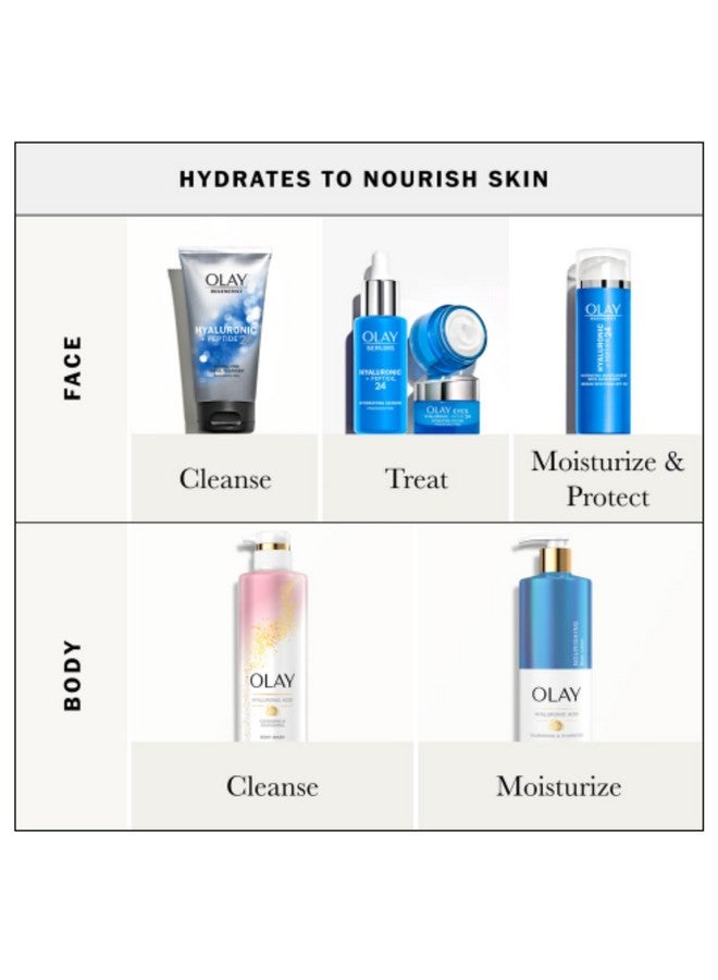 غسول الجسم أولاي المنظف والمغذي للنساء مع حمض الهيالورونيك ومركب فيتامين ب3، ترطيب يدوم طويلاً، 20 أونصة سائلة (عبوة من 4 قطع) - Image 5