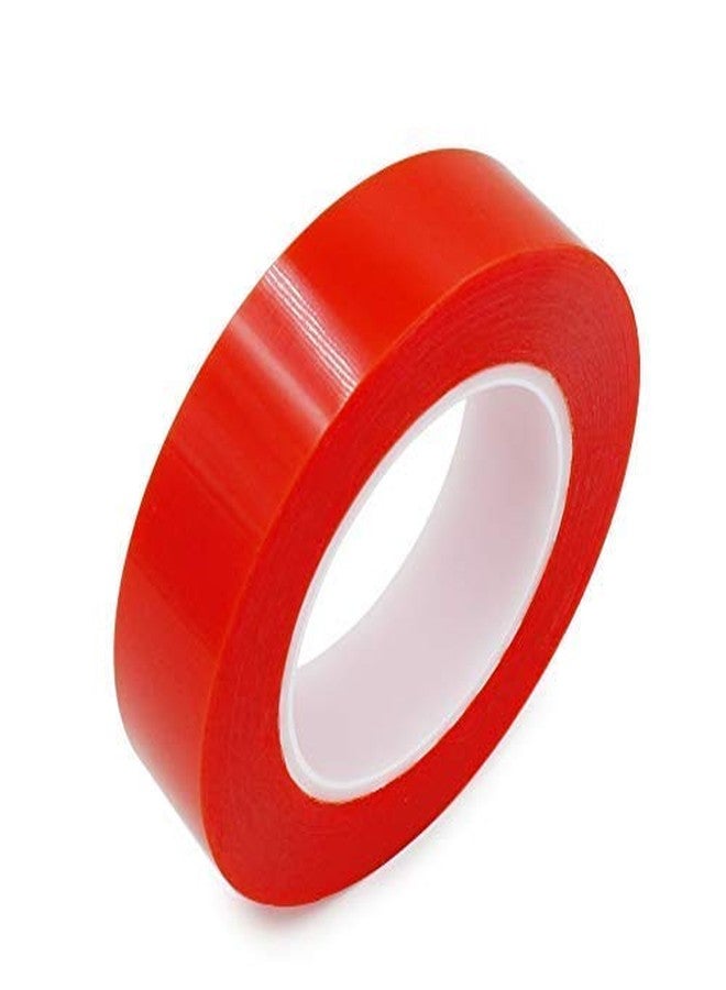BLUSHIA Double Sided Transparent Tape For Hair Patch and Toupee (Red, Width 1" Inch, Length 25 m) - Image 2