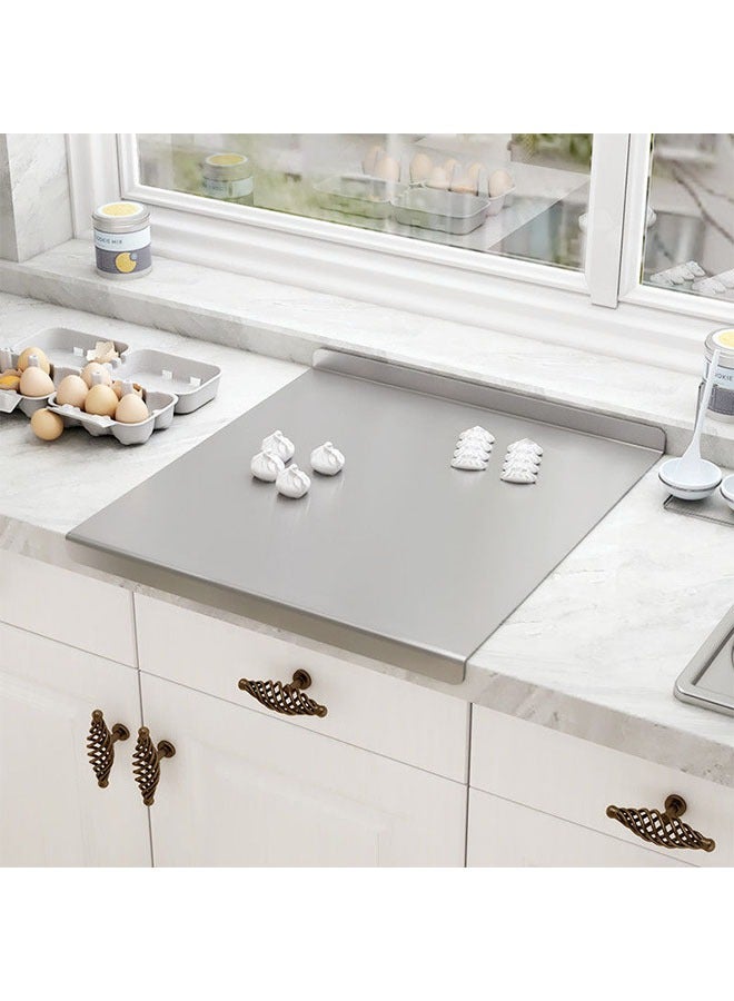 هومستر 1PC 304 ألواح قطع الفولاذ المقاوم للصدأ للمطبخ ولوحة قطع السجاد ولوحة قطع المعادن للحوم والفواكه والخضراوات والخبز ولوحات القطع الصغيرة - Image 5