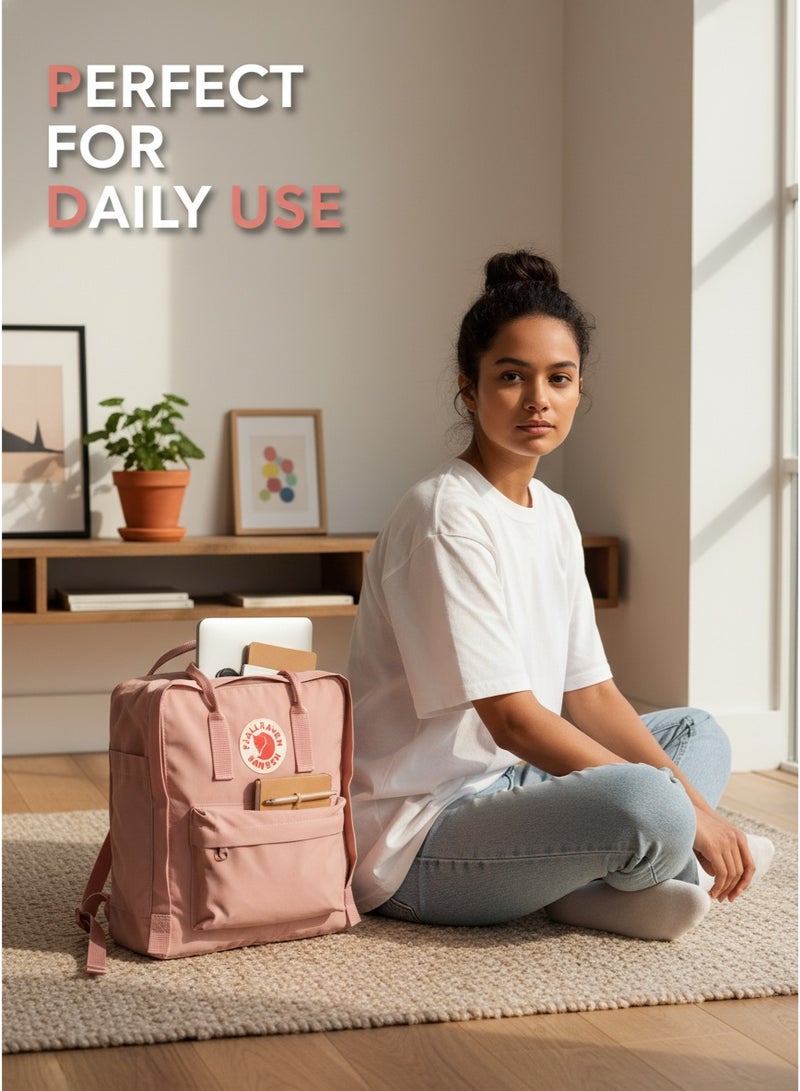 Fjallraven Waterproof Nylon Backpack with Large Capacity for Travel, Outdoor Adventures and Daily Commutes - Lightweight and Durable Design for Women, Students and Travelers - Image 5