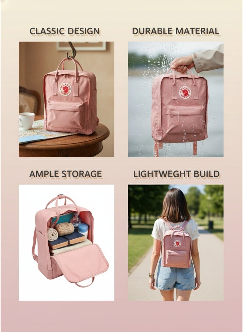 Fjallraven Waterproof Nylon Backpack with Large Capacity for Travel, Outdoor Adventures and Daily Commutes - Lightweight and Durable Design for Women, Students and Travelers - Image 4