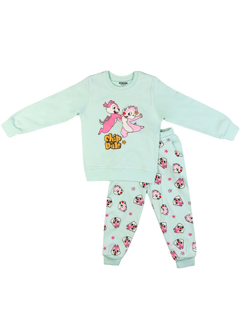 Zercon Summer Pajama Set for Girls  - Image 1