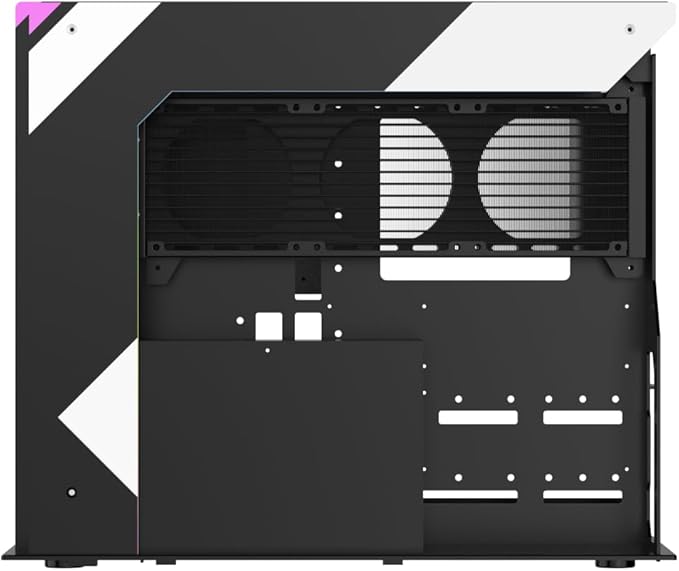 GamerTek Helix Gaming PC Case - Black - Image 5
