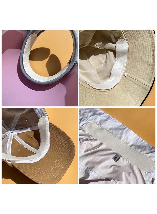 ARTIBETTER 50pcs Disposable Collar Protector Sweat Pads - White Collar Grime, 50 Pack Self-Adhesive Neck Liner Pads Feel Fresh & Dry All Day Against Collar Sweat & Stains - Image 4