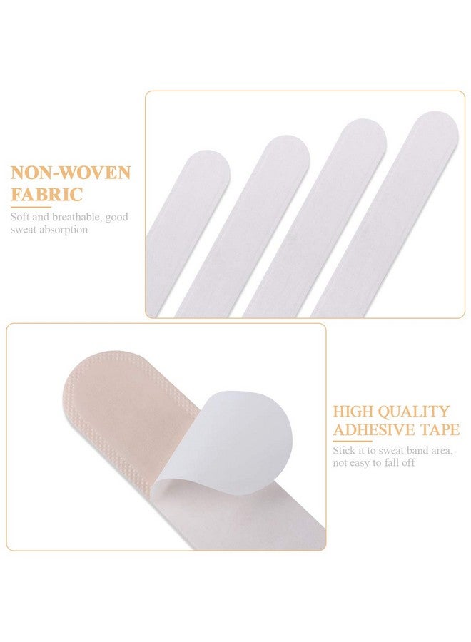 ARTIBETTER 50pcs Disposable Collar Protector Sweat Pads - White Collar Grime, 50 Pack Self-Adhesive Neck Liner Pads Feel Fresh & Dry All Day Against Collar Sweat & Stains - Image 3