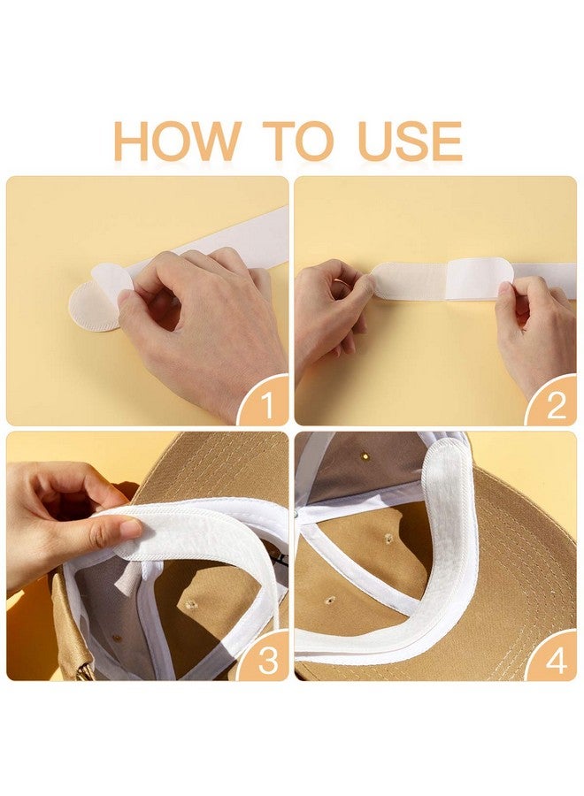 ARTIBETTER 50pcs Disposable Collar Protector Sweat Pads - White Collar Grime, 50 Pack Self-Adhesive Neck Liner Pads Feel Fresh & Dry All Day Against Collar Sweat & Stains - Image 2