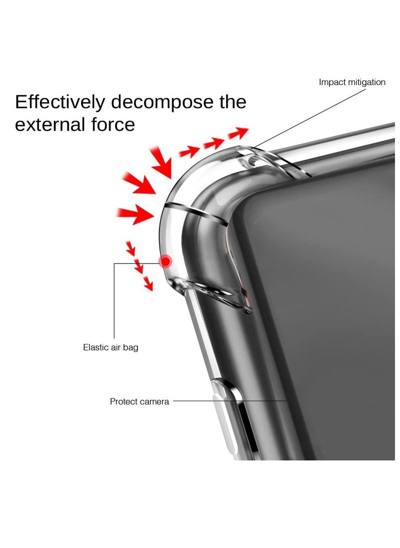 Houmt Xiaomi 13 Pro Clear Case Zero Fingerprints Anti-scratch Back Cover Slim and Soft Bumper TPU Full Coverage Drop Proof for Xiaomi 13 Pro  - Image 4