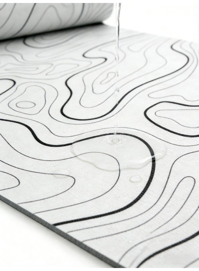 لوحة ماوس مقاومة للماء للألعاب – لوحة ماوس كبيرة ممتدة مانعة للانزلاق للاعبين، سطح دقيق، تصميم متين، لوحة ماوس لأجهزة الكمبيوتر المحمولة للألعاب، لوحة ماوس كبيرة للمكتب، لوحة مفاتيح الكمبيوتر الشخصي مانعة للانزلاق 800 * 300 * 3 مم، سماكة أكبر، حصيرة مطاطية للطاولة، حواف مصممة للماوس ولوحة المفاتيح، للألعاب في المنزل والمكتب. - Image 3