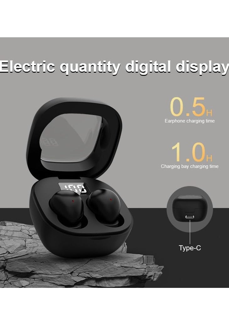 caijin Smallest Invisible Mini Earbuds Wireless Bluetooth, Low Profile Micro Tiny Discreet Hidden Earbuds for Work, Small Headphones, Invisible Sleep Wireless Earphone IPX5 Waterproof for Small Ear Canals - Image 2