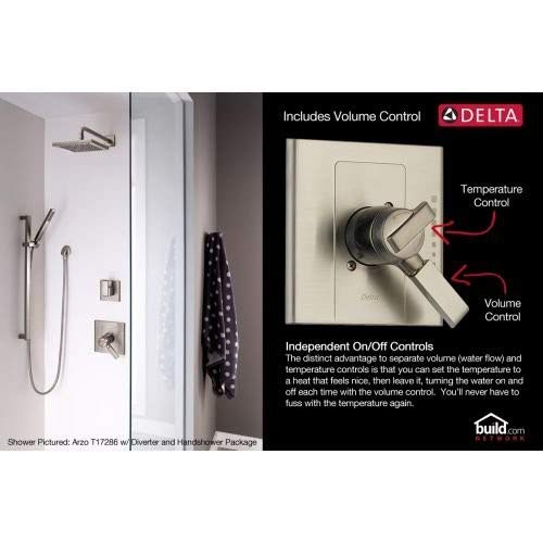 Delta Faucet T17T038-SS Lahara Tempassure 17T Series Valve Trim Only, Stainless - Image 2