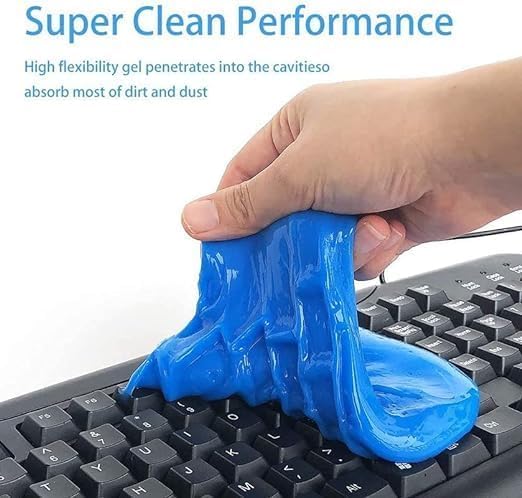 ZUBAT ZUBAT Cleaning Jelly Laptop Cleaner Glue for Car Gel Windows Super Magic Multipurpose AC Vent Interior Dust Detailing Putty Kit Universal Interior Keyboard Grill Electronics Remover Soft  - Image 4