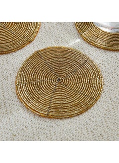 Home Box Blaze Beaded 4-Piece Coaster Set 10 X 10 Cm  - Image 2