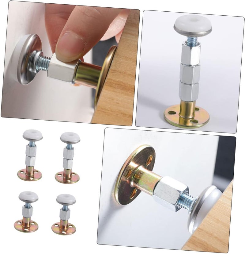 ULTECHNOVO 4pcs Adjustable Bed Frame Stabilizer Tools Bed Board Fixator Anti-Vibration Design Easy to Install - Image 3