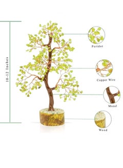 REBUY REBUY Peridot Healing Crystal Stone Tree  - Image 2