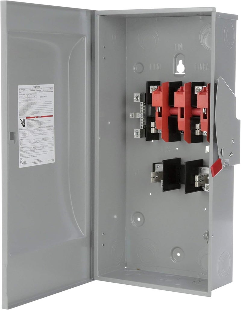 SIEMENS GF224N 200 Amp 2 Pole 240Volt 3 Wire Fused General Duty Indoor Rated - Image 1
