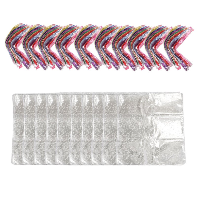 Clear Gift Bags: 100% Transparent Food Grade Material - With Elegant Ribbon Multipurpose Gift Bags for Wedding Festival Party Favor Food Packaging - Image 1