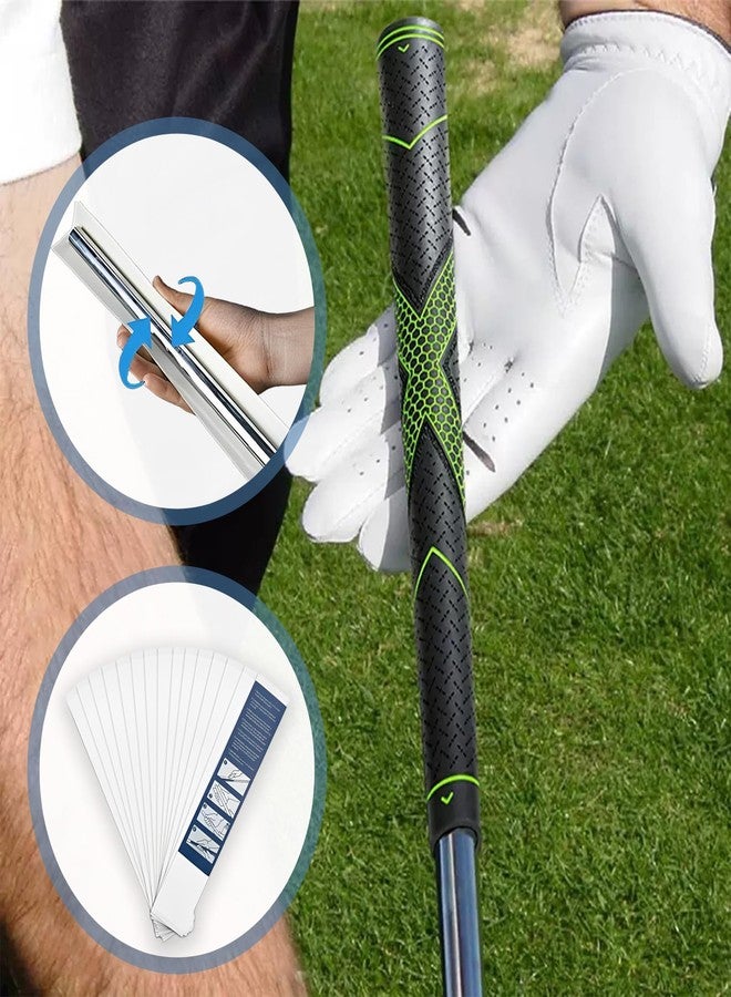 Mecefeno Golf Grip Kit, 15-PCS Regripping Tape - Double Sided Adhesive Strips, 2" X 10" Dual Control Grip - Image 5