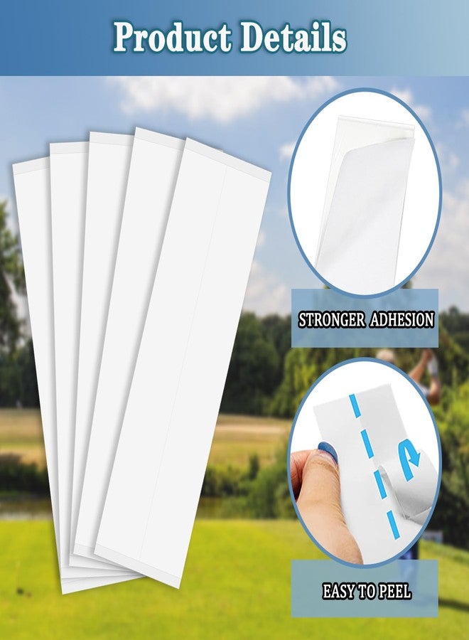 Mecefeno Golf Grip Kit, 15-PCS Regripping Tape - Double Sided Adhesive Strips, 2" X 10" Dual Control Grip - Image 3