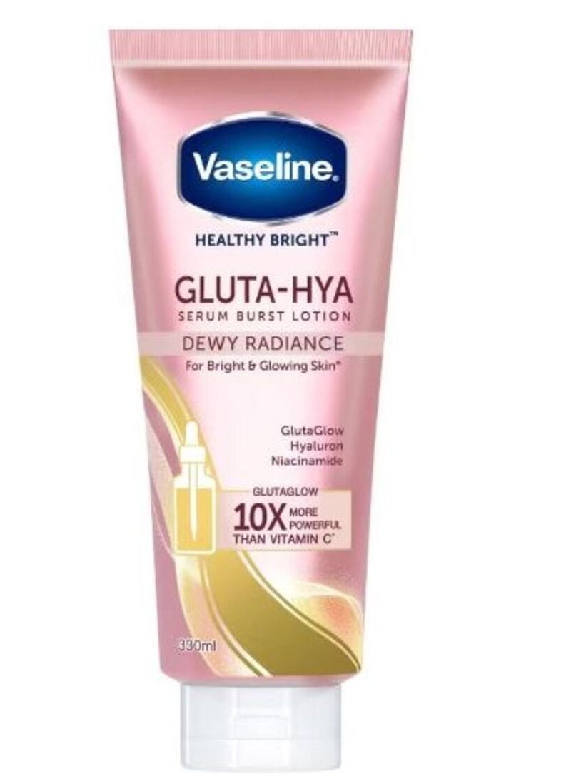 Vaseline Gluta-Hya Serum Burst Lotion Dewy Radiance 330ml