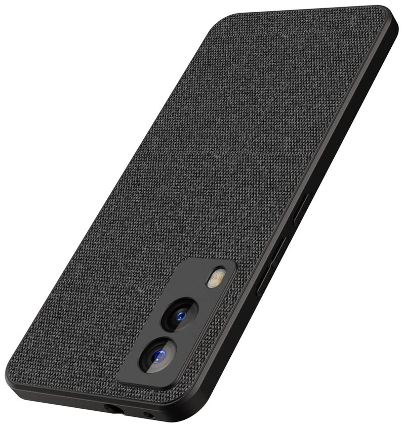 Kapa Soft Full Fabric Protective Back Case Cover for Vivo V21E (5G) (Black) - Image 1
