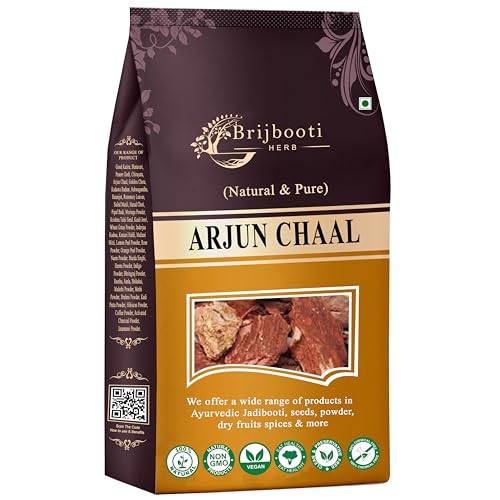 Brijbooti Arjun ki Chaal 400 Gram | Terminalia Arjuna Bark | Sun-Dried Ayurvedic Arjun Tree Bark | Arjun Ki Chaal Raw - Image 1