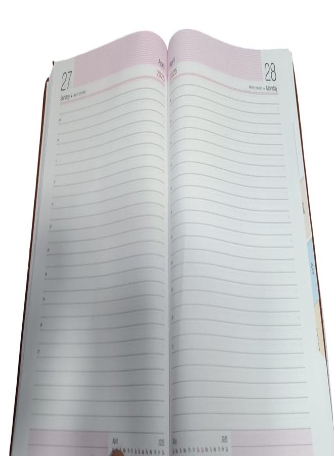 Peeplvalue Diary 2026 with dates Executive Size Premium PU Leather Diary Planner Organizer Executive Diary with Monthly & Year Planner, (Size : 25 x 18 cm) - Image 3