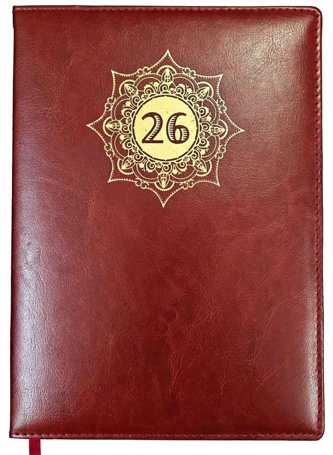 Peeplvalue Diary 2026 with dates Executive Size Premium PU Leather Diary Planner Organizer Executive Diary with Monthly & Year Planner, (Size : 25 x 18 cm) - Image 1