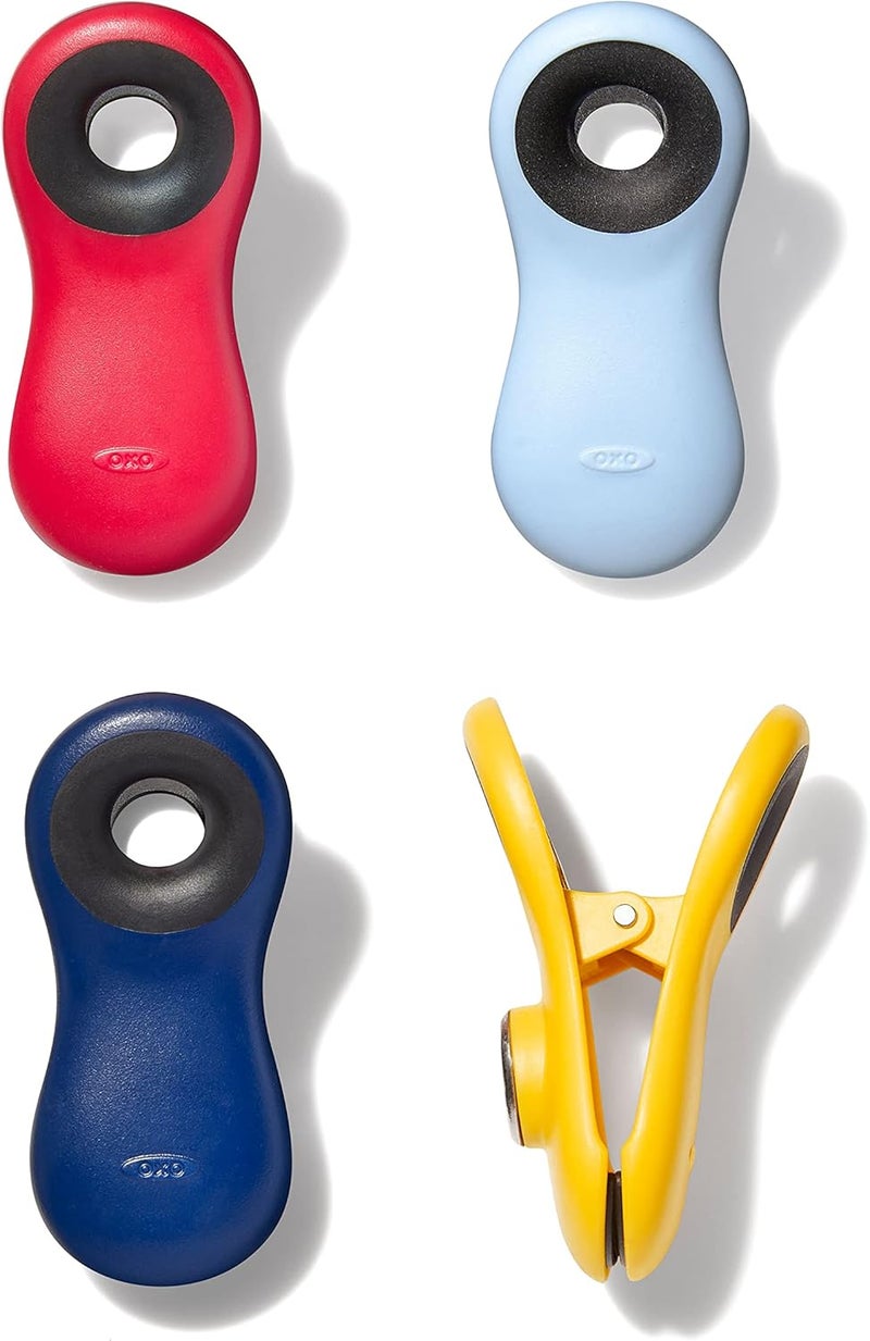 OXO GG MAGNETIC ALL-PURPOSE CLIPS - 4 PK - ASST - Image 1