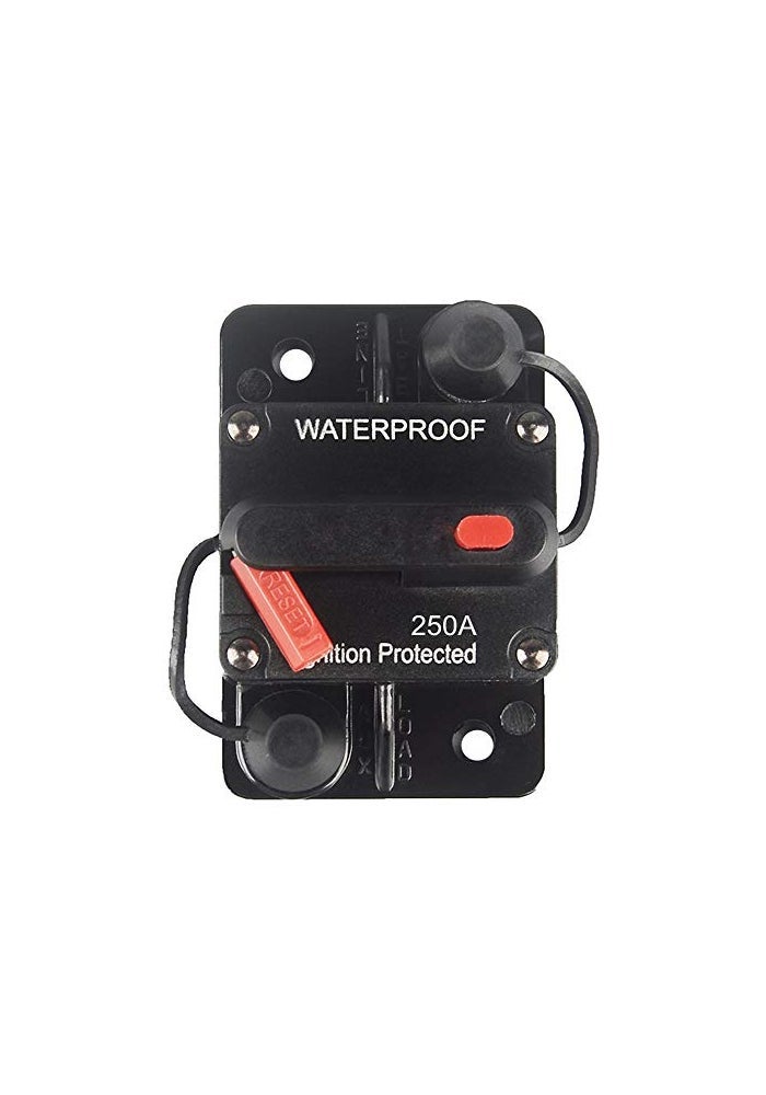 OUHL 250 Amp Circuit Breaker Manual Reset 30250A for Car Truck Rv ATV Marine Trolling Motors Boat Vehicles12V48V DC 250A - Image 1