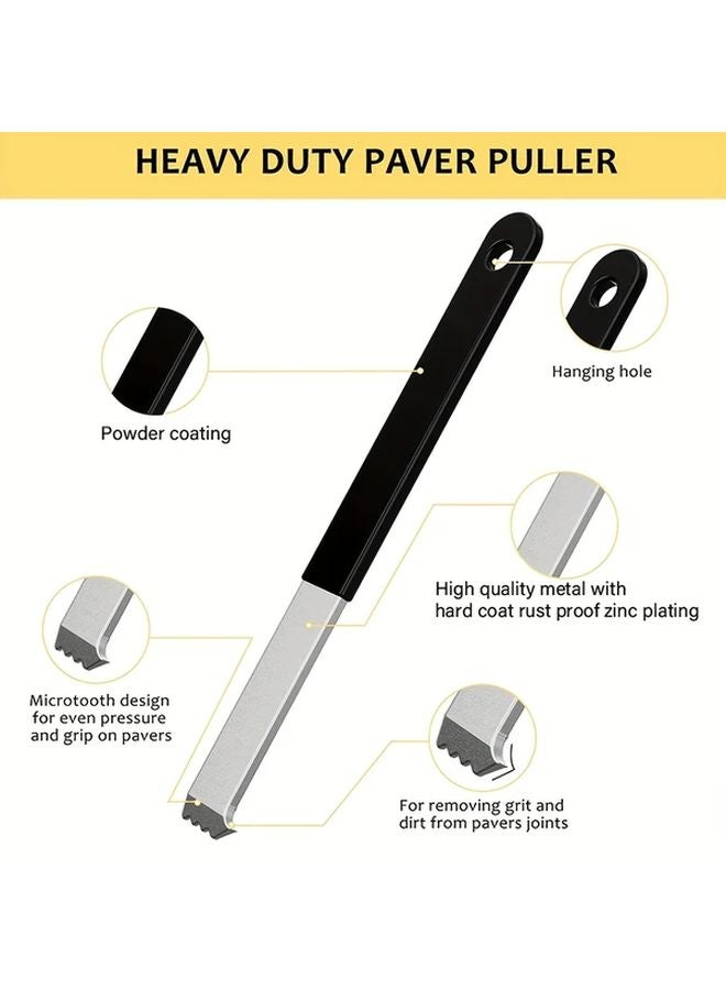 قطعتان من مجموعة أدوات إزالة طوب الرصف بمقبض مانع للانزلاق وقبضة مريحة من سبيكة فولاذية - Image 4