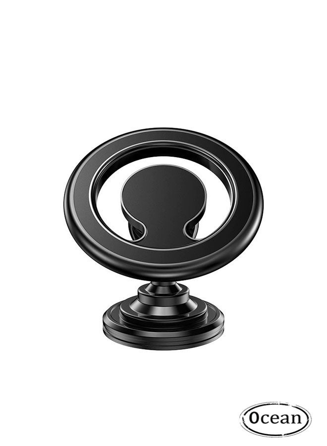 Ocean Compatible with iPhone MagSafe Car Mount, Magnetic Car Mount with 2 Steel Rings, MagSafe Phone Holder for All Smartphones (Black)  - Image 1