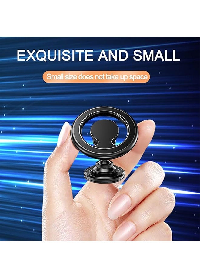 Ocean Compatible with iPhone MagSafe Car Mount, Magnetic Car Mount with 2 Steel Rings, MagSafe Phone Holder for All Smartphones (Black)  - Image 5