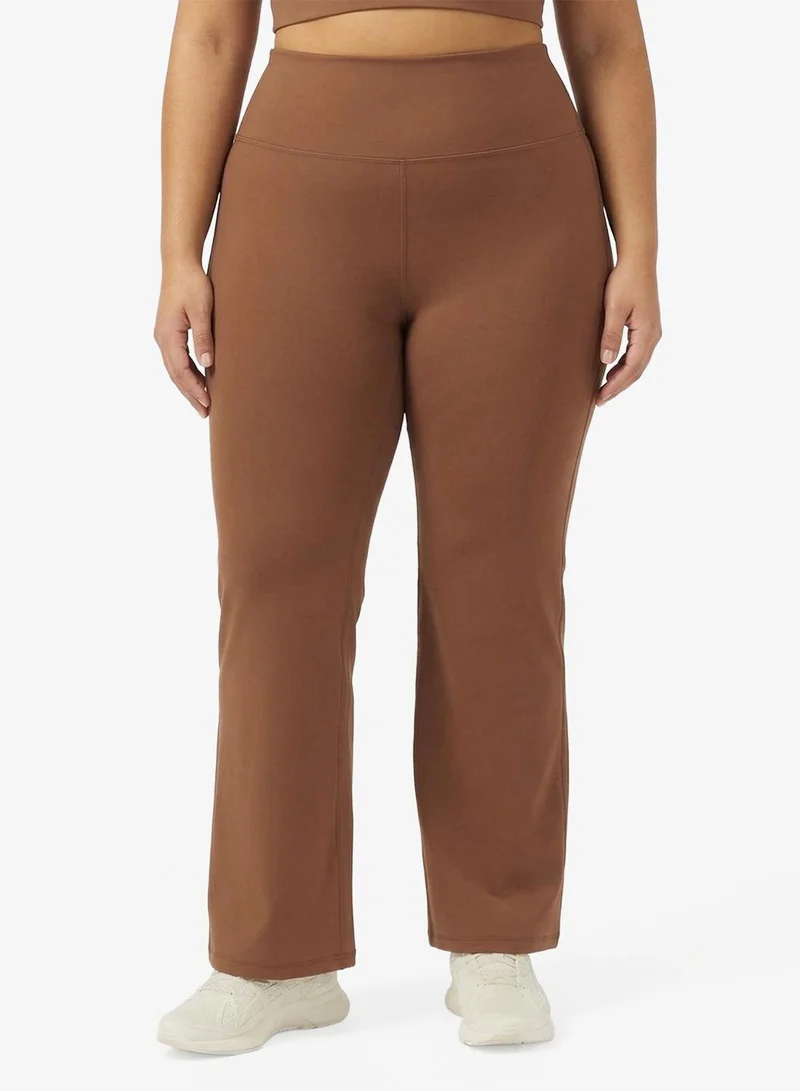 FRWD FRWD Plus High Rise Seamless Sculpting Flared Leggings