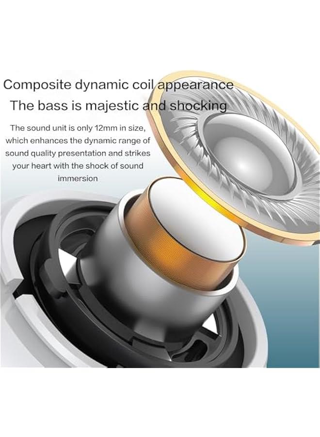 Concretization Type C Headphones / USB C Headphones for Samsung Galaxy S25 S24 S23 Ultra S22 S21 FE S20 A54 A53 Or iphone17/16/15 , USB C Earphones with Mic Volume Control Wired Earbuds 545 Black - Image 3