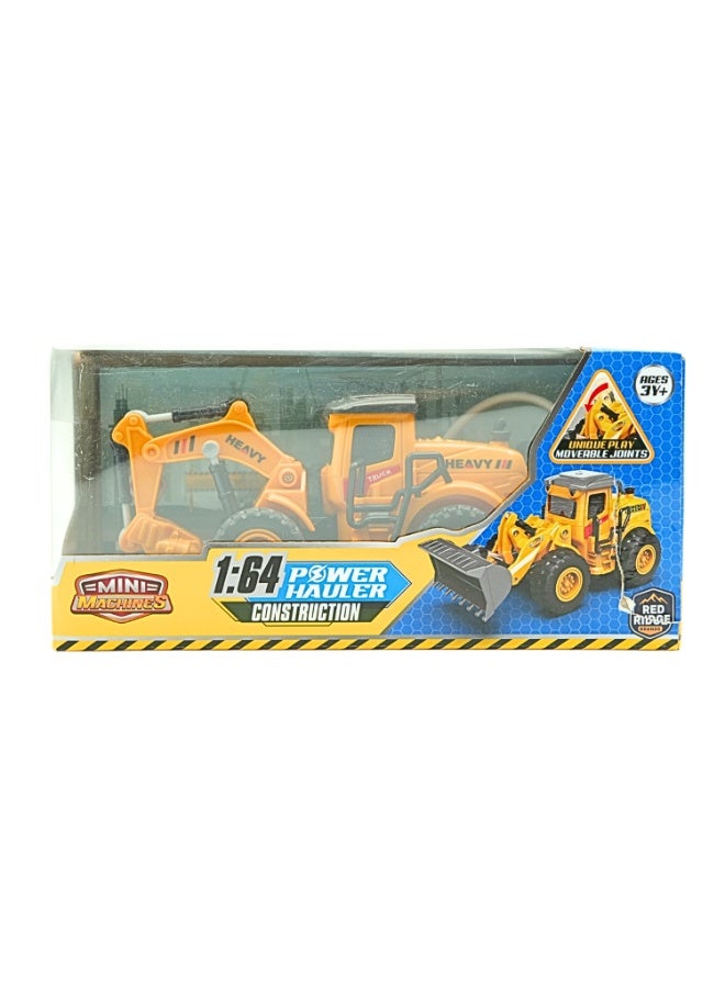 Mini Machines ماكينات ميني ميني R/C 1.64 باور هولر أجزاء متحركة بناء - حفار مثقاب | مقياس 1:64 | 4 قنوات | العمر 3 سنوات فما فوق - Image 2