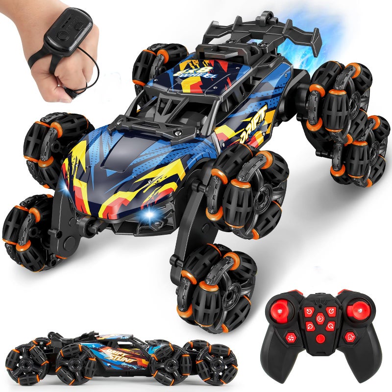 BAODLON 8WD Gesture Sensing RC Stunt Car Toys for Boys Age 812 24GHz Hand Controlled Remote Control Car with Light Music Spray Cool Christmas Birthday Present Gifts for Kids 6 7 8 9 10 11 12 Years Old - Image 3