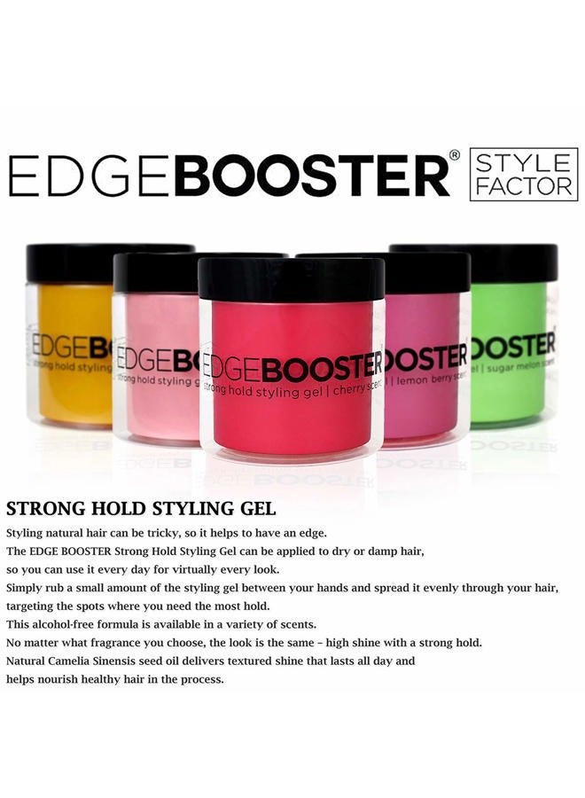 EDGEBOOSTER Style Factor Edge Booster Strong Hold Styling Gel, 16.9 Ounce (Lemon Berry) - Image 3