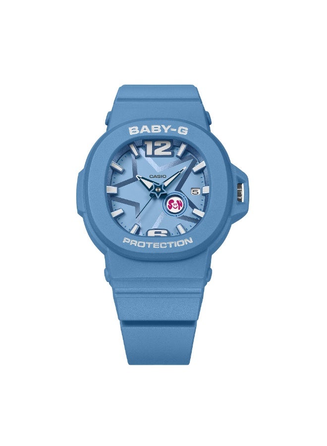 CASIO BABY-G BGA-10D-2A2 Analog Women’s Watch, 100M Water Resistant, Blue Strap, Stylish Casual Design - Image 2